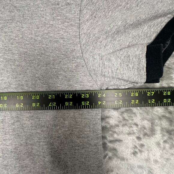 Vintage Ride Hard Power Sports Grey & Black Two-toned Big Logo Print T-shirt XXL - Picture 5 of 6